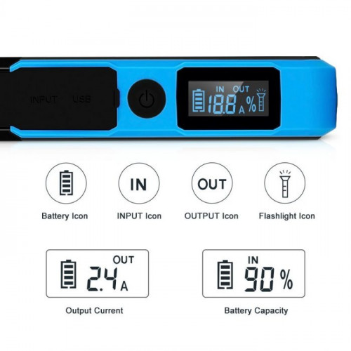 booster batterie suaok 800A lcd