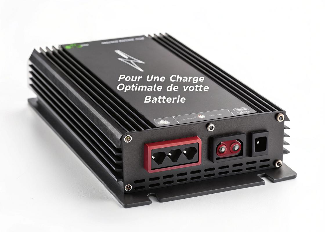Comparaison côte à côte entre chargeurs DC-DC isolés et non isolés avec annotations techniques et explications en français sur fond dynamique en couleurs vives