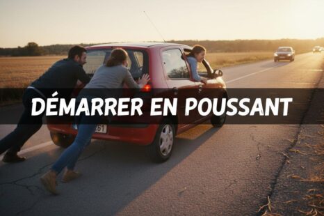 Démarrer une voiture en la poussant : la méthode pas à pas
