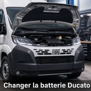 Comment remplacer la batterie moteur de votre Fiat Ducato 130 Multijet : guide pas à pas