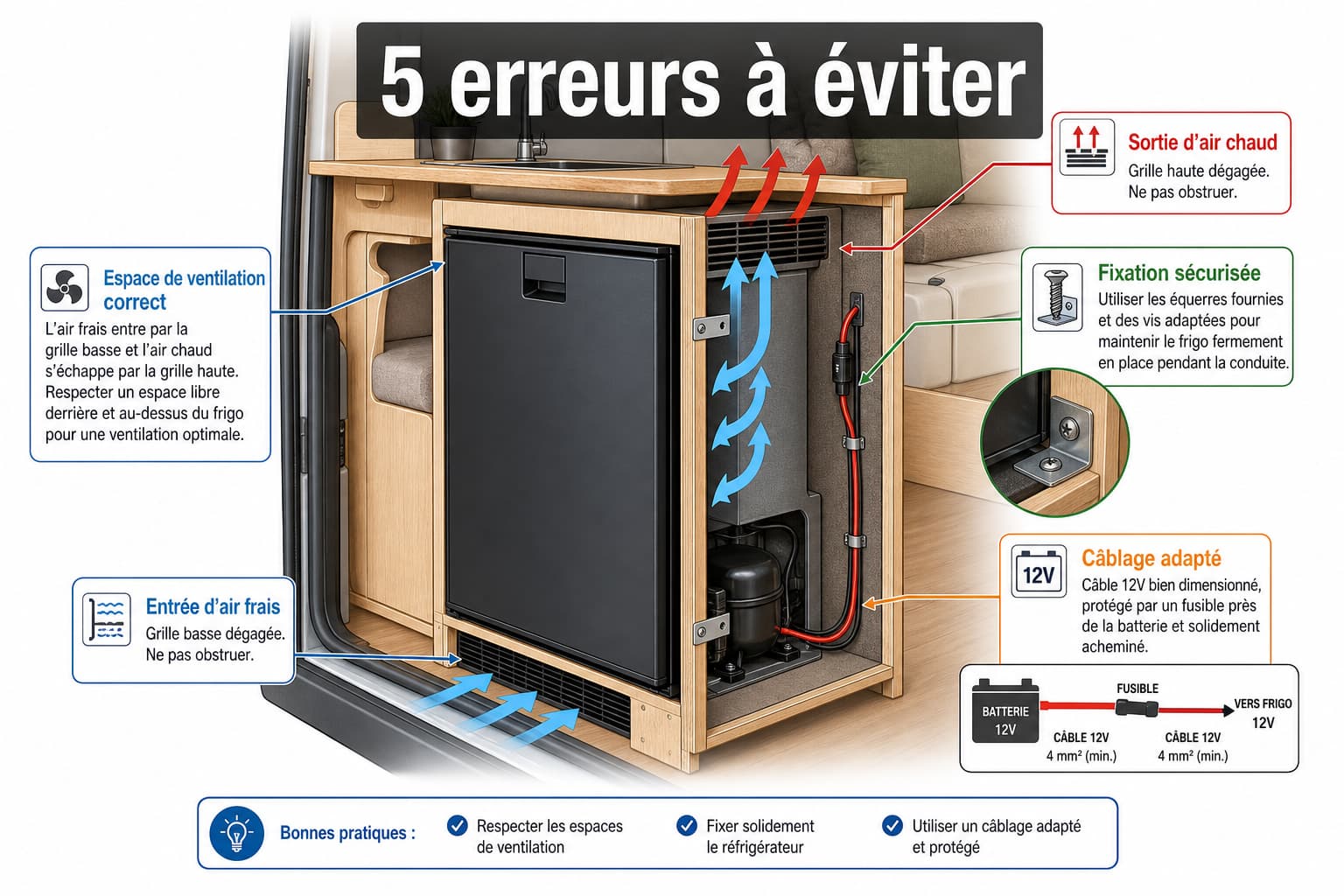 Schéma illustré en coupe d