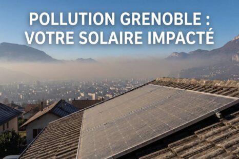 Grenoble : pourquoi la pollution locale abîme aussi la performance de vos panneaux solaires