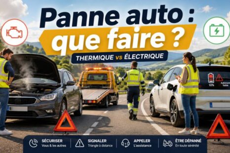 Que faire en cas de panne avec une voiture électrique ou thermique ?