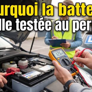 Pourquoi la batterie est-elle testée au permis ?