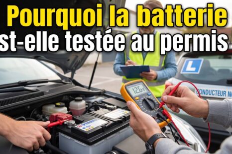 Pourquoi la batterie est-elle testée au permis ?